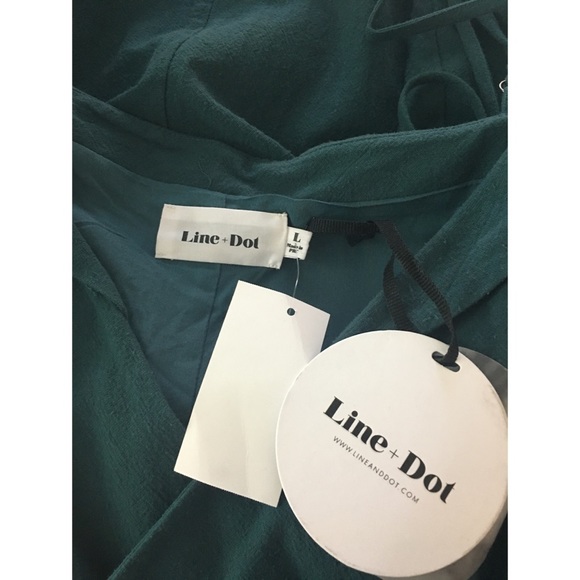 Line + Dot wrap dress size L - Picture 4 of 4